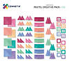 Connetix Pastel Creative Pack &amp;#8211; 120&amp;#8209;Piece Magnetic Building Set Image 2