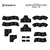 Connetix Ramps &amp; Intersections Pack &amp;#8211; 16&amp;#8209;Piece Magnetic Building Expansion Set Image 2