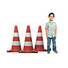 Construction Cone Life-Size Cardboard Stand-Ups Image 1