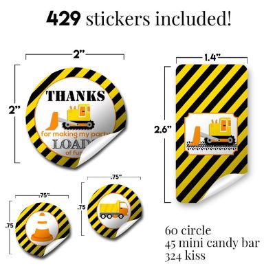 Construction Digger Sticker Bundle 429pc. by AmandaCreation Image 1