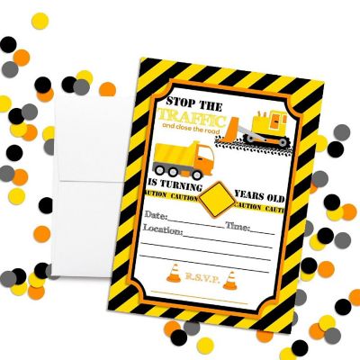 Construction Invitations 40pc. by AmandaCreation Image 1