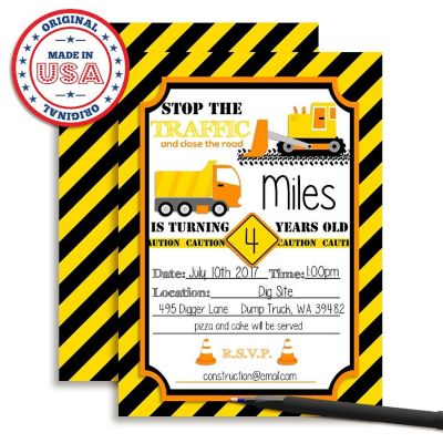 Construction Invitations 40pc. by AmandaCreation Image 2