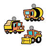 Construction Suncatchers - 24 Pc. Image 1