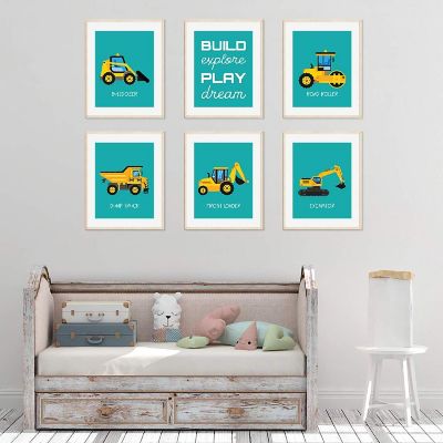 Construction Trucks Dream 6Pk 8.5x11in Image 2