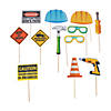 Construction VBS Photo Booth Props - 12 Pc. Image 1