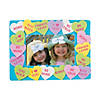 Conversation Heart Picture Frame Magnet Craft Kit - Makes 12 Image 1