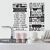 Cooking Conversions Peel &amp; Stick Wall Decals Image 2