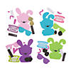 Cool Bunny Easter Magnet Craft Kit - Makes 12 Image 1