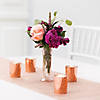 Copper Mercury Glass Votive Candle Holders with Battery-Operated Candles - 24 Pc. Image 2