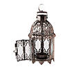 Copper Moroccan Candle Lantern 4X4X9.5" Image 1