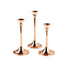 Copper Taper Candle Holder Set - 3 Pc. Image 1