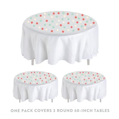 Coral Ivory Mint Confetti, 180-Pack Image 3