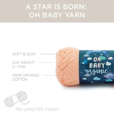 Coral Oh Baby Yarn, Soft and Durable for Baby Projects, Knitting, Crocheting, and Crafts Image 2