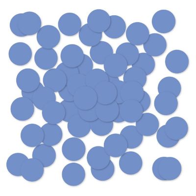 Cornflower Blue Confetti 180-Pack Image 1