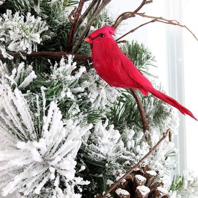 Cornucopia Imitation Bird Assortment (30-Pack, 5 Kinds), Artificial Birds for Christmas decor, Wreaths, Floral Crafts, and Flower Arrangements Image 1