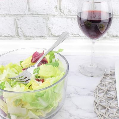 Cornucopia Serving Fork (2 Pack) Set of Two (2)- Elegant Top of the Line Serving Forks, Buffet &amp; Banquet Style Serving Forks, 9" Stainless Steel Image 1