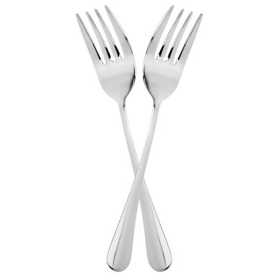 Cornucopia Serving Fork (2 Pack) Set of Two (2)- Elegant Top of the Line Serving Forks, Buffet & Banquet Style Serving Forks, 9" Stainless Steel Image 2