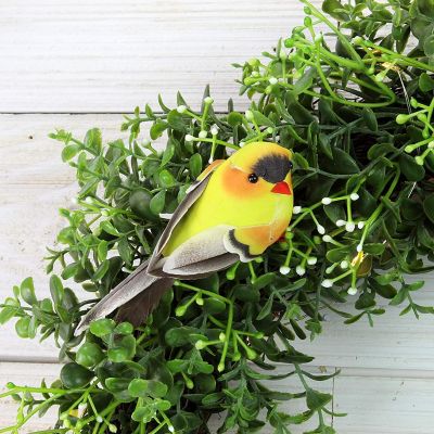 Cornucopia Yellow Goldfinches (6-Pack); Artificial Bird Ornaments for Crafts, Christmas Tree and Seasonal Displays and Wreaths, 2.5 x 4 Inches Image 1