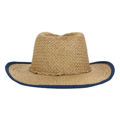 Corona Patch Straw Cowboy Hat Image 1