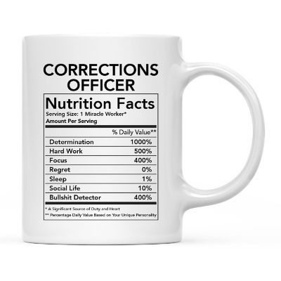 Corrections Officer Facts Coffee Mug Image 2