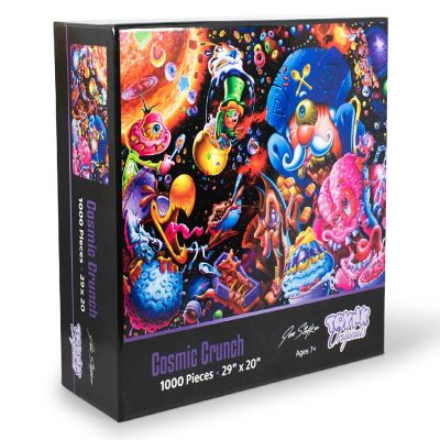 Cosmic Crunch Breakfast Cereal Puzzle By Joe Simko  1000 Piece Jigsaw Puzzle Image 1