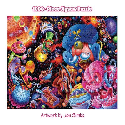 Cosmic Crunch Breakfast Cereal Puzzle By Joe Simko  1000 Piece Jigsaw Puzzle Image 2