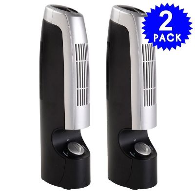 Costway 2 PCS Mini Ionic Whisper Home Air Purifier & Ionizer Pro Filter 2 Speed Image 1