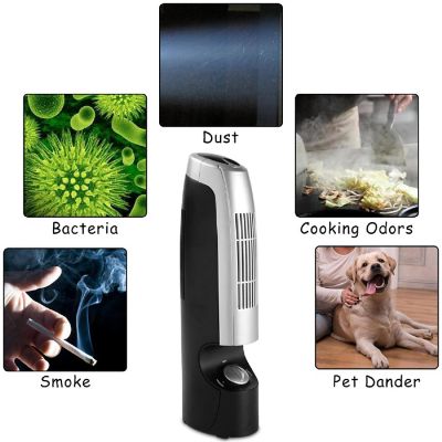 Costway 2 PCS Mini Ionic Whisper Home Air Purifier & Ionizer Pro Filter 2 Speed Image 3