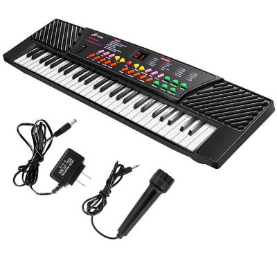 Costway 54 Keys Music Electronic Keyboard Kid Electric Piano Organ W/Mic & Adapter Image 1