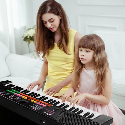 Costway 54 Keys Music Electronic Keyboard Kid Electric Piano Organ W/Mic & Adapter Image 2