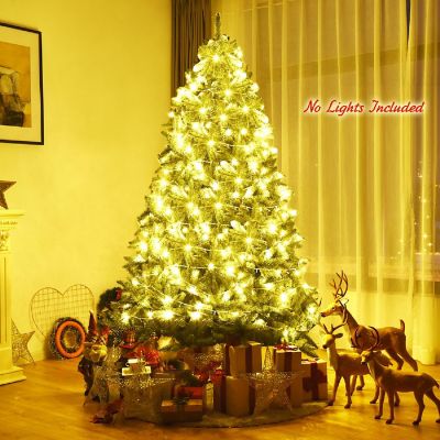 Costway 7.5ft Artificial Christmas Fir Tree 1968 Branch Tips Image 2