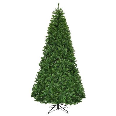 Costway 8Ft Pre-Lit Artificial Christmas Tree Hinged 750 LED Lights Image 1