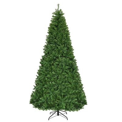 Costway 9Ft Pre-Lit Artificial Christmas Tree Hinged 1000 LED Lights Image 1