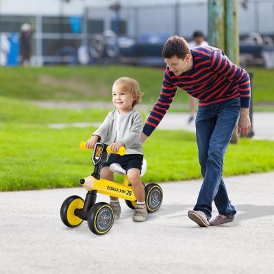 Costway Baby Balance Bike for 1-3 Years Old Riding Toy No Pedal for Boys & Girls Yellow Image 2