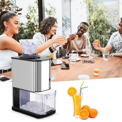 Costway Electric Stainless Steel Ice Crusher  Machine Professional Tabletop Image 1