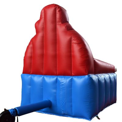 Costway Inflatable Santa Claus Water Park Castle Jumper Christmas Bounce House Without Blower Image 2