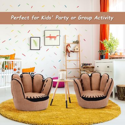 Costway Kids Sofa Five Finger Armrest Chair Couch Children Living Room Toddler Gift Image 1