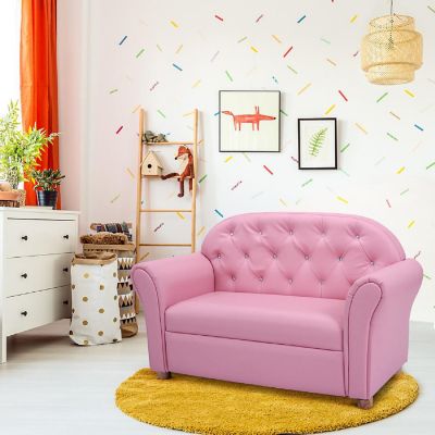 Costway Kids Sofa Princess Armrest Chair Lounge Couch Children Toddler Gift Image 3