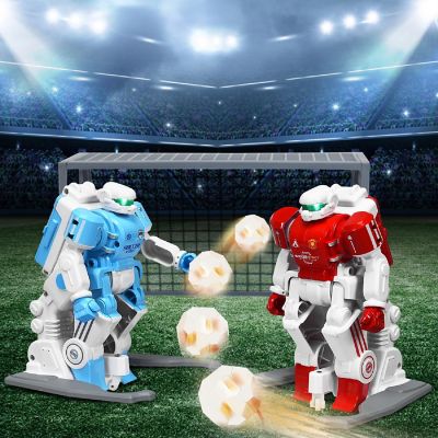 Costway RC Soccer Robot Kids Remote Control Football Game Simulation Educational Toy Set Image 2