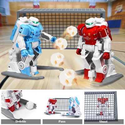 Costway RC Soccer Robot Kids Remote Control Football Game Simulation Educational Toy Set Image 3