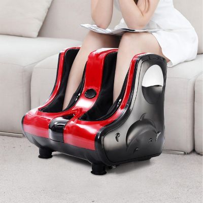 Costway Shiatsu Kneading Rolling Vibration Heating Foot Calf Leg Massager Image 1