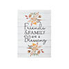 Cottagecore Friends & Family Are a Blessing Wall Sign Image 1
