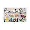 Cottagecore Give It To God Wall Sign Image 1