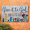 Cottagecore Give It To God Wall Sign Image 1