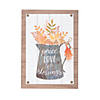 Cottagecore Peace Love & Blessings Wall Sign Image 1