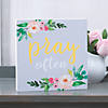 Cottagecore Pray Often Tabletop Sign Image 1