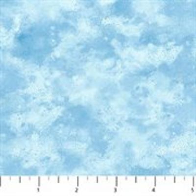 Country Paradise-Small Clouds 23072 42 Blue,Cotton Fabric,Sold by the Yard,No... Image 1