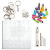 Cousin DIY Alphabet Keychain Accessory Resin Kit Image 1