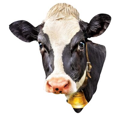 Cow 100 Piece Shaped Jigsaw Puzzle Image 2