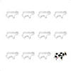 Cow 3.75" Cookie Cutters Image 1